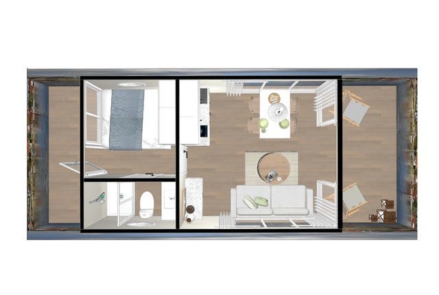 Libby er en La Mare Suite hytte-båt, se skisse.
Den har 1 soverom, stue, bad og kjøkken og vil til sommeren vil ligge ved Strømstad.
Passer fint for mor eller far som ferierer med barn !
For par samt for pensjonister. Hund er greit ! Galleribilde