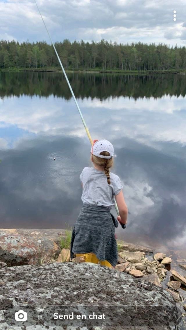 Fiske fra land Galleribilde