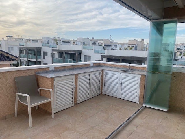 Nytt kjøkken på tak Galleribilde