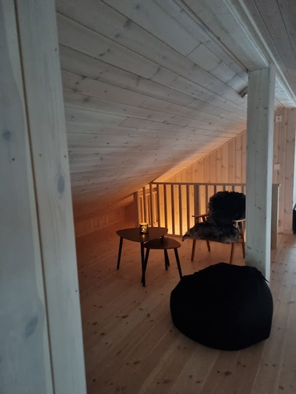 TV-stue oppe Galleribilde