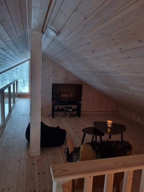 TV-stue oppe Galleribilde