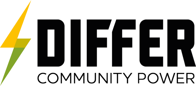 DIFFER COMMUNITY POWER AS logo