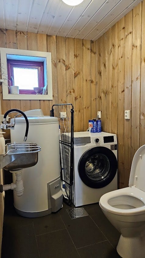 Vaskerom med toalett Galleribilde