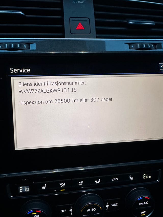 2019 VOLKSWAGEN GOLF - 7