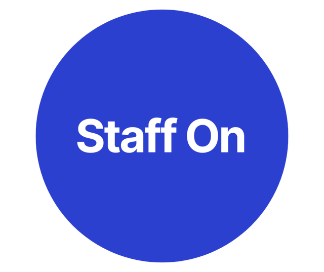 STAFF ON AS logo