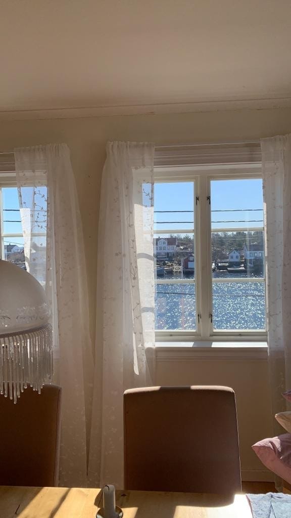 Spisestuen mot Lyngørsundet Galleribilde