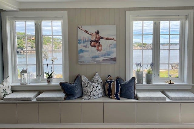 Hovedhus, kjøkken/spisestue med nydelig utsikt Galleribilde