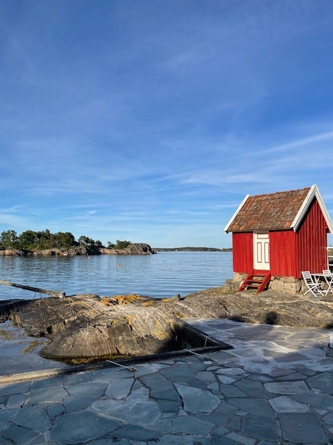 Badehus med egen brygge Galleribilde