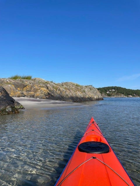 Nydelig skjærgård. Kajakk kan leies hvis ønskelig. Galleribilde