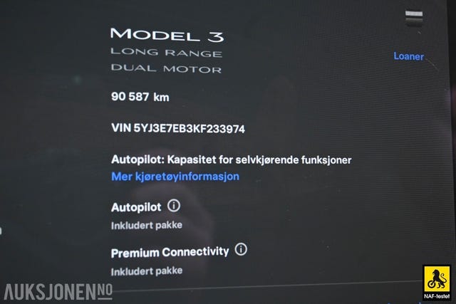 2019 TESLA MODEL 3 - 20
