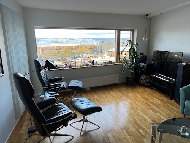 Stue med TV Galleribilde