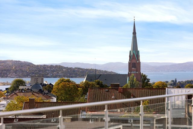 Takterrasse med panorama