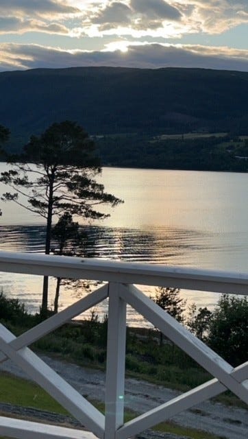 Utsikt fra veranda Galleribilde