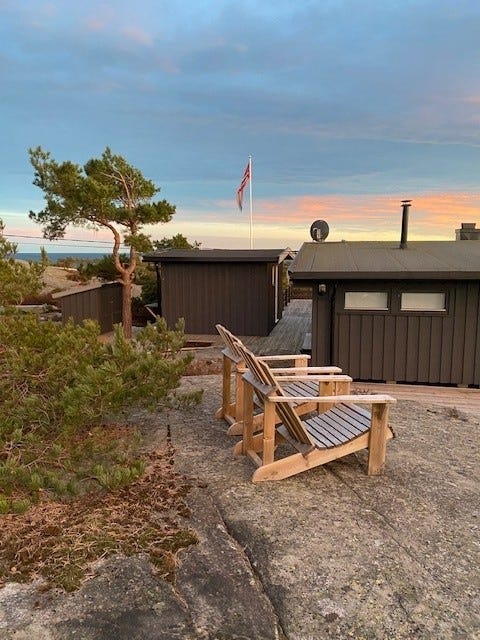 Om du vi ha litt egentid bak hytten. Galleribilde