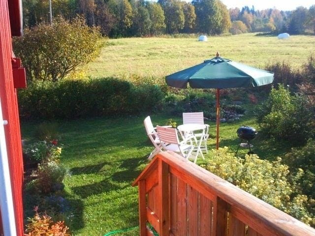 Utsikt mot bondens jorde Galleribilde