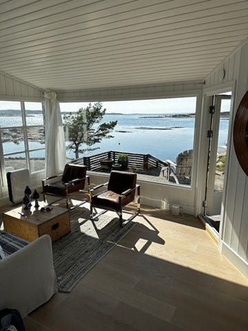 Utsikt, fra stue Galleribilde