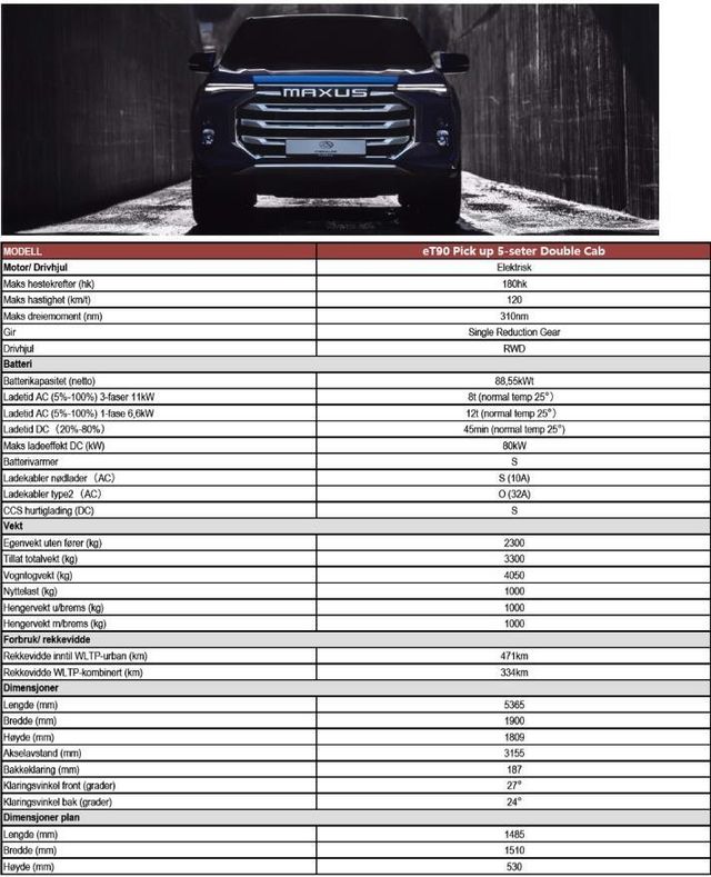 2023 MAXUS T90 EV - 29