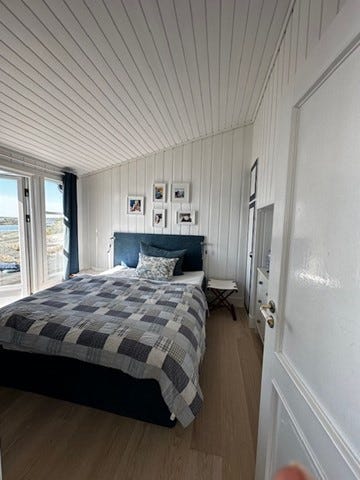 Dobbeltseng hovedsoverom, med direkte utgang til terrasse seaside Galleribilde