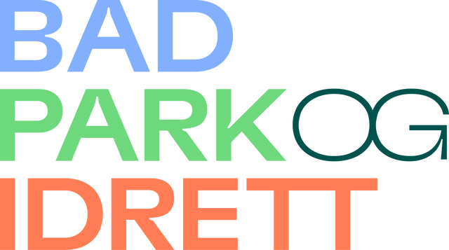 BAD, PARK OG IDRETT logo