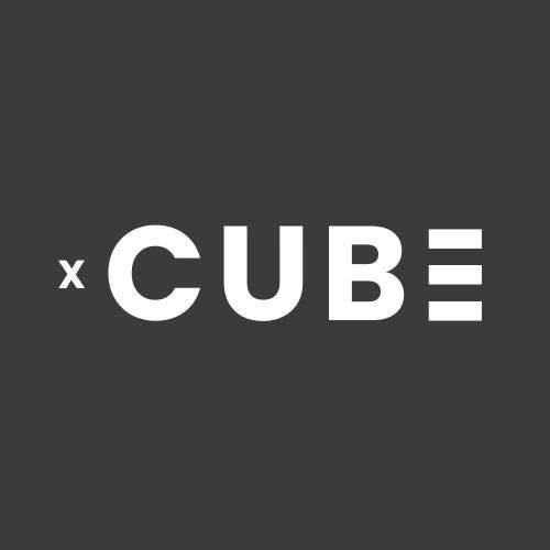 X CUBE AS logo