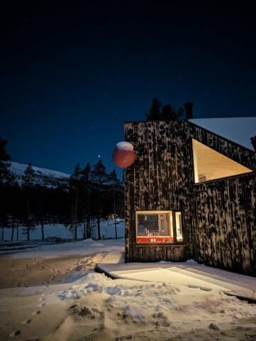 Vinternatt Galleribilde