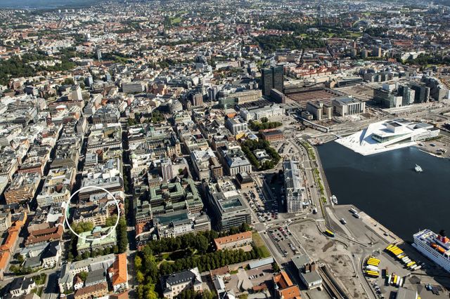 Sentralt i Kvadraturen ved Bjørvika