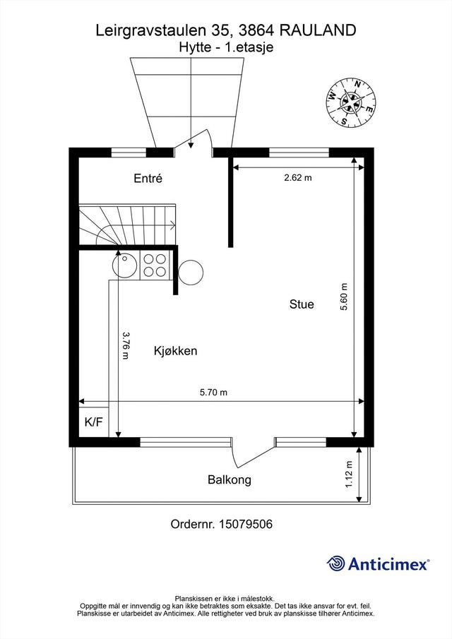 Plantegning- 1.etasje