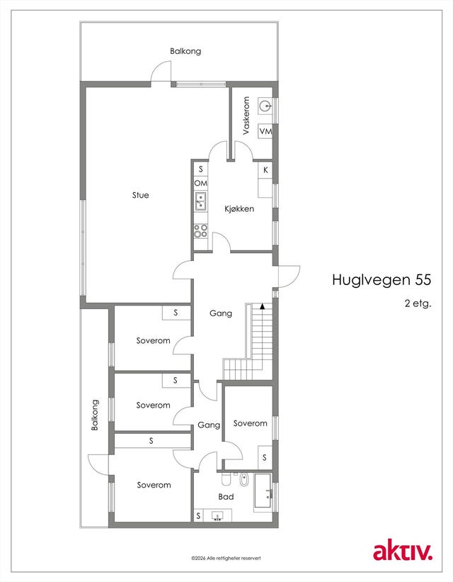 Planskisse av hovedplan.