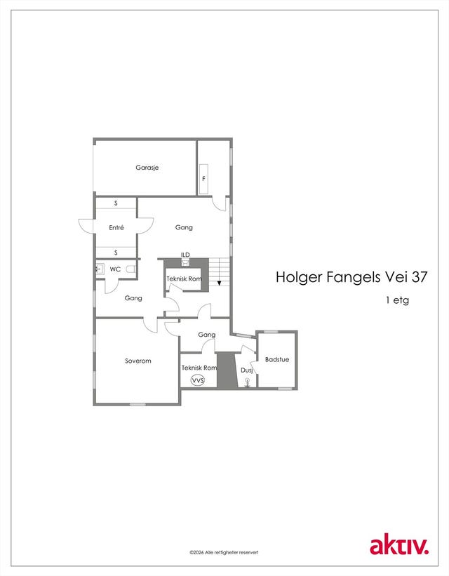 Planskisse 1. etasje