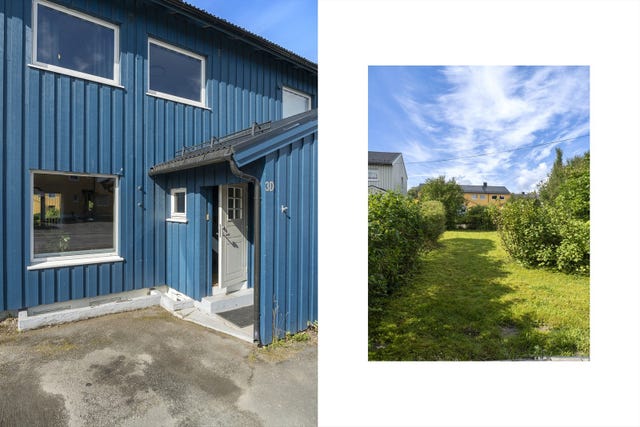 Et innbydende og oppgradert rekkehus over tre plan med familievennlig beliggenhet på populære Langmoheia.