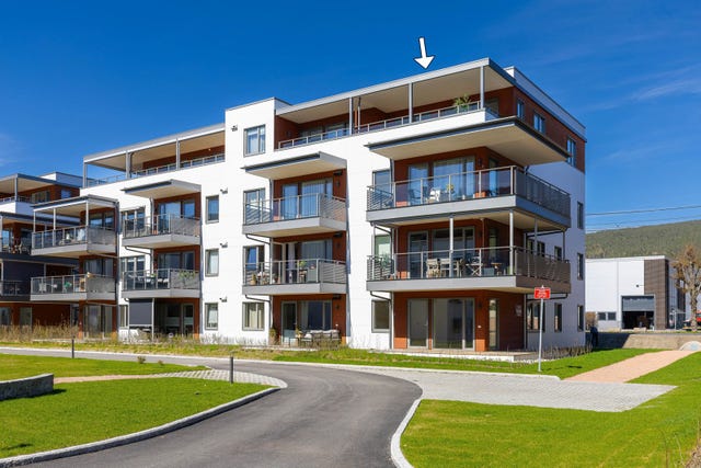 Gunstig usjenert plassering | komfortabel vannbåren gulvvarme | balansert ventilasjon | 1-stavs parkett | integrerte hvitevarer