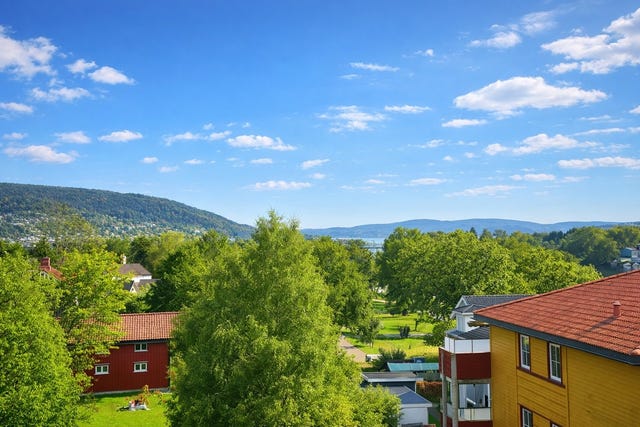 Utsikten fra samtlige soverom | hovedsoverommet har i tillegg utsikt mot elva og områdene omkring