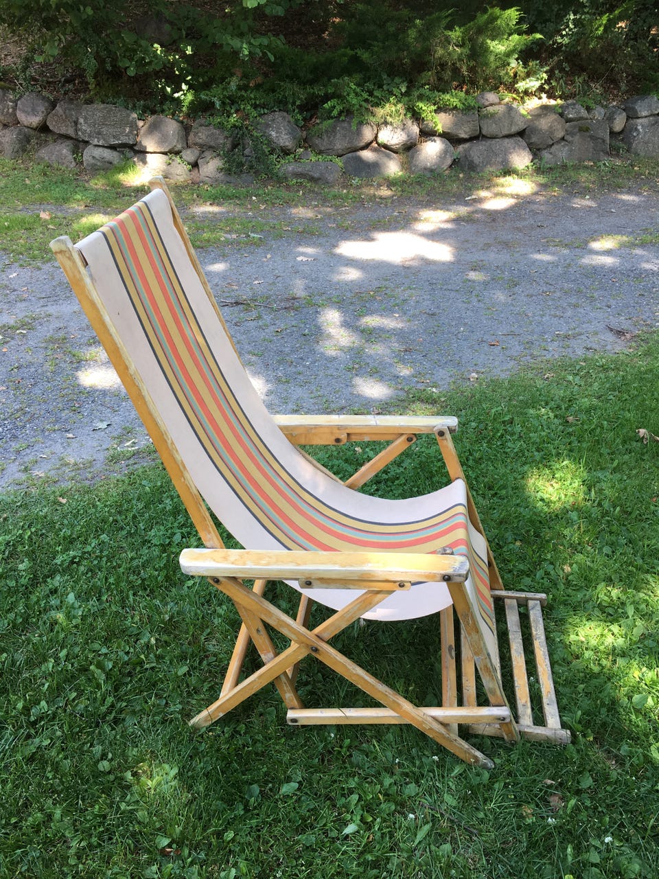 Beach Chair Vintage Deck Chairs Wooden Deck Deck Chair Canvas