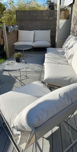 Ikea Havsten Outdoor Sofa Sofa Havsten Seat Cushion Rockin