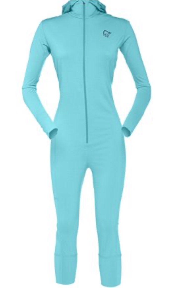 Norrona Merino Wool One Piece Sheep Suit Icebreaker One Piece Base