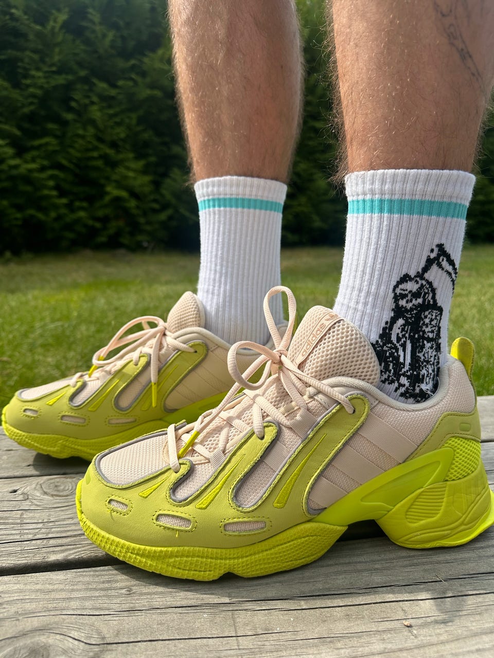 Adidas Eqt Eqt Gazelle Shoes Neon Green Eqt Gazelle Linen Solar