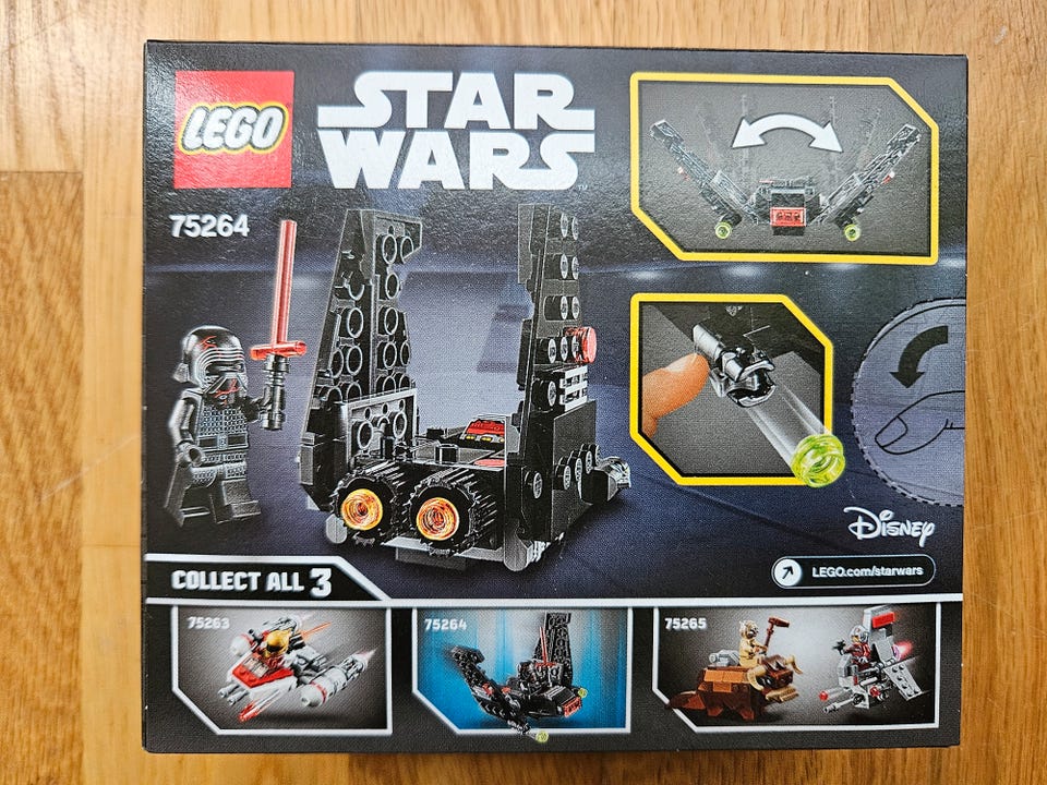 Ny Lego Star Wars 75264 Kylo Rens Shuttle Microfighter (uåpnet