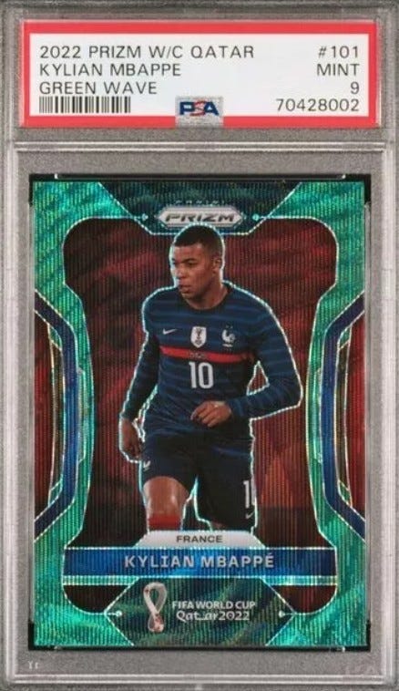 mbappe 2022 panini 299シリ 101 qatar WC