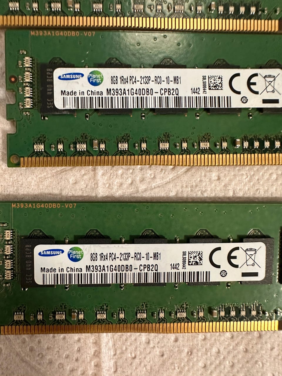Samsung 8GB 1Rx4 PC4-2133P-RC0-10-MB1 RDIMM ECC | FINN-torget