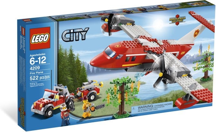 Lego City 4209 - Fire Plane | FINN.no