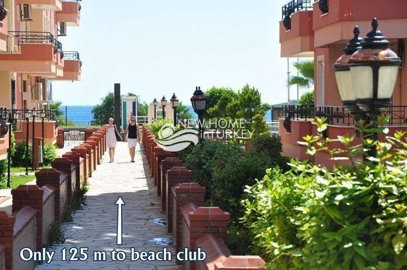Korteste veien ned til stranda fra Alanya Beach Resort II Galleribilde