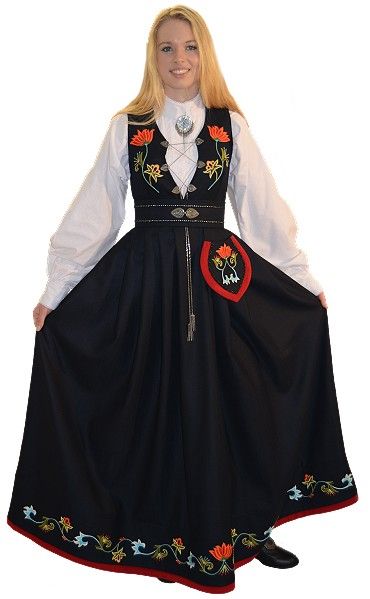 Festdrakt Dame Billig