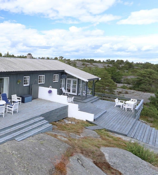 Hytta sett fra sør Galleribilde