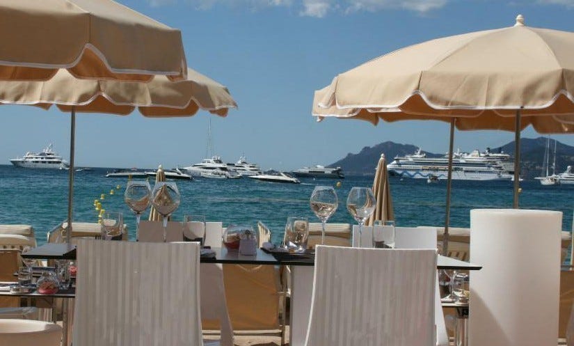 Herlig lunch på strandrestaurant er absolutt å anbefale! Galleribilde