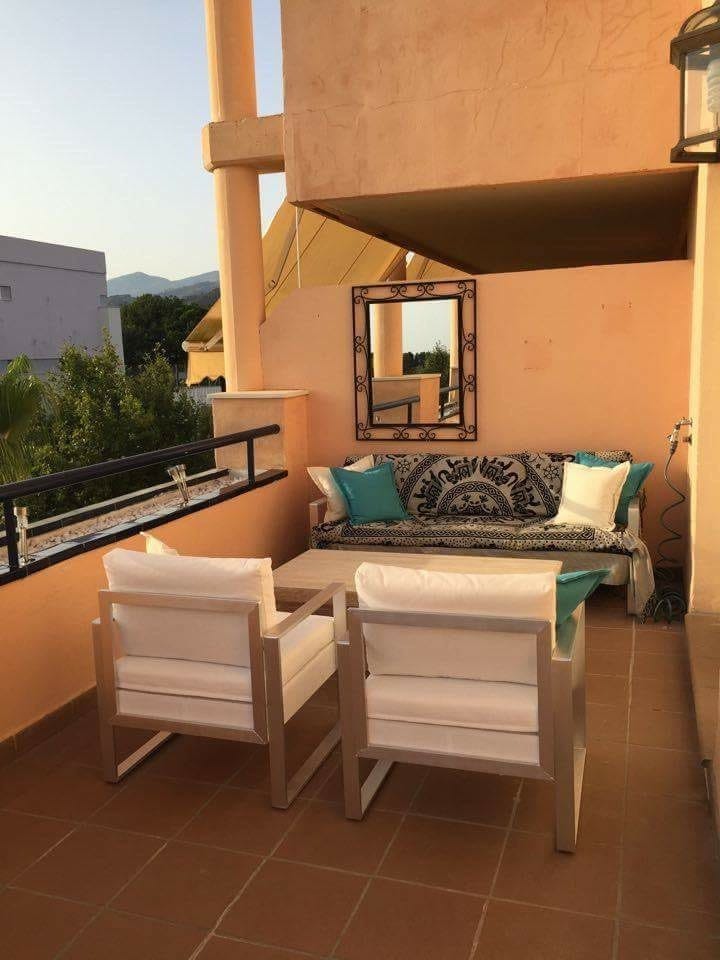 Sofa gruppe terrasse mot vest Galleribilde