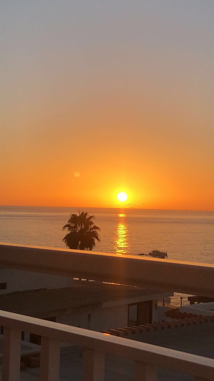 Solnedgang fra 2 etg. Galleribilde