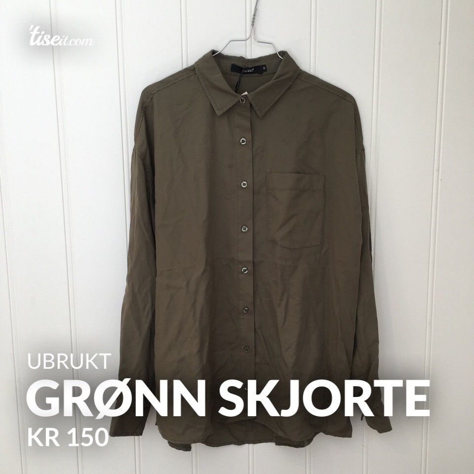 Militærgrønn skjorte | FINN.no Militærgrønn skjorte | FINN.no
