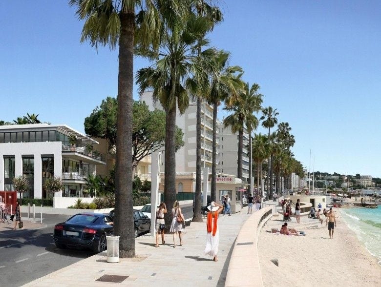 Strandpromenenaden Galleribilde