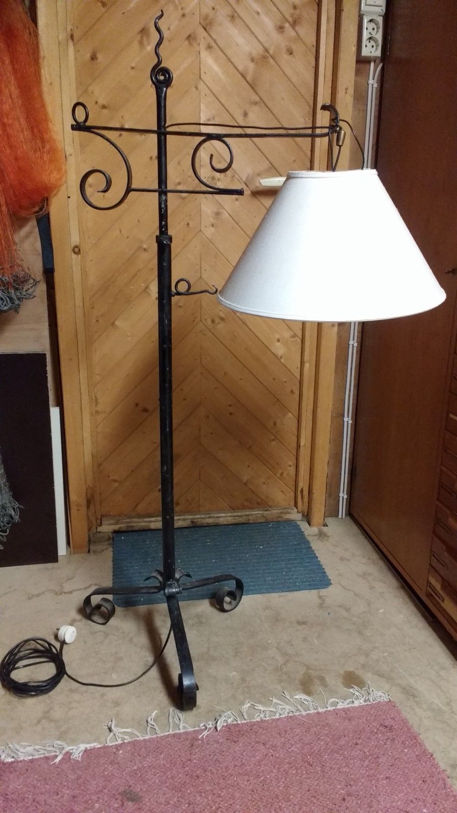 Retro stålampe i smijern | FINN.no SMIJERN STÅLAMPE | FINN.no