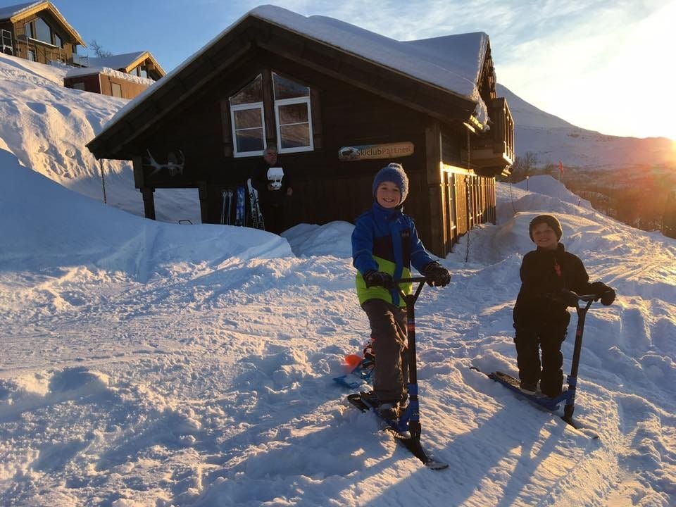 Skibob for the children Galleribilde